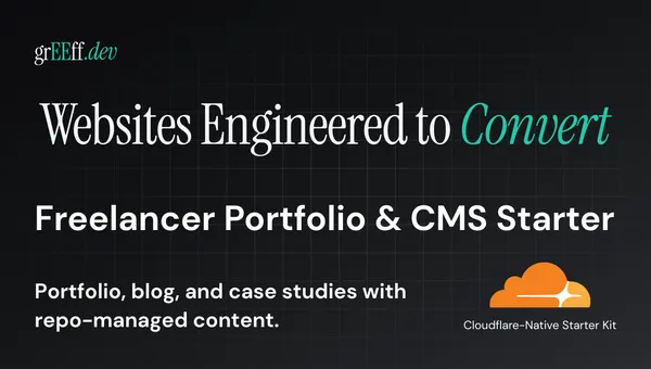 Freelancer Portfolio Starter